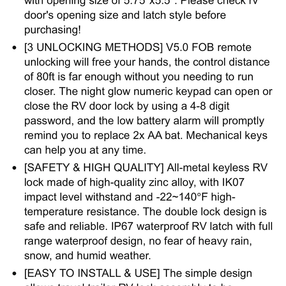 RV Lock - Picture 6 of 6